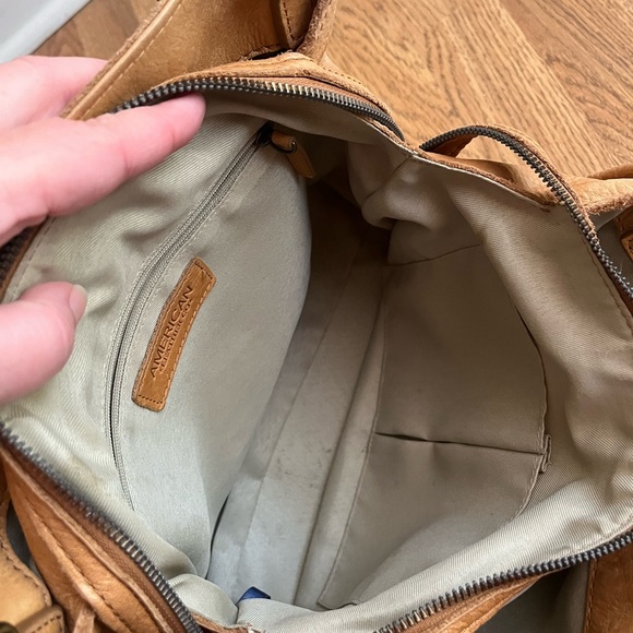 Tan Leather Bag by American Leather Co - Picture 8 of 16